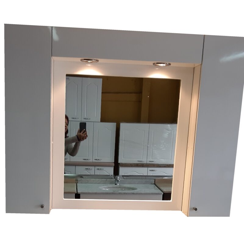 Espejo 80 X 1.00 Con 2 botiquines 25 X 1.00