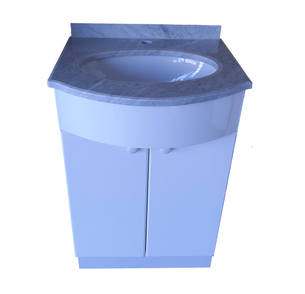 Vanitorio curvo 55 x 50 x 82