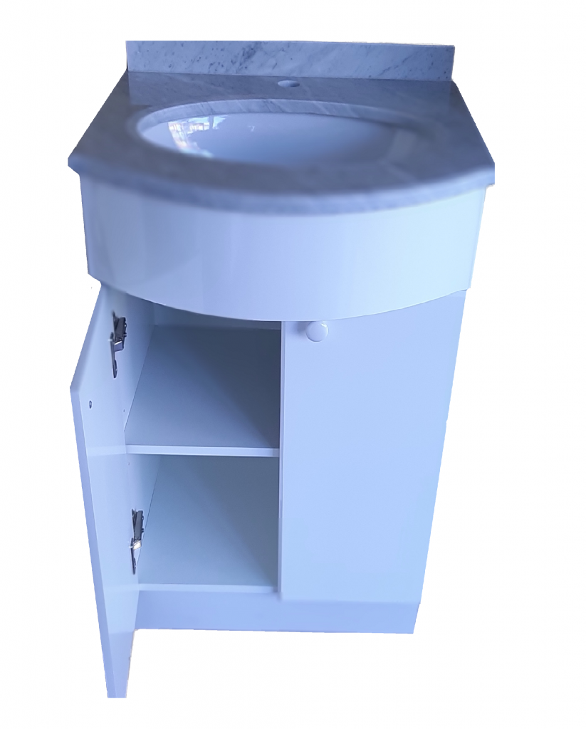 Vanitorio curvo 55 x 50 x 82 - Imagen 2