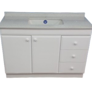 vanitorio recto 1.20 x 50 cuarzo