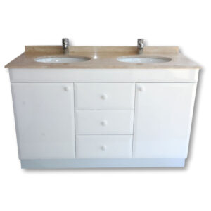 Vanitorio recto 1.30 x 50 x 82 doble