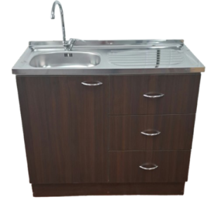 Lavaplatos 1.00 x 50 x 85 Con griferia derecho