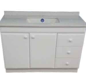 Vanitorio recto 1.20 x 50 cuarzo