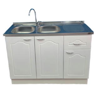 Lavaplatos 1.20 x 50 x 85 con 1 cajon derecho