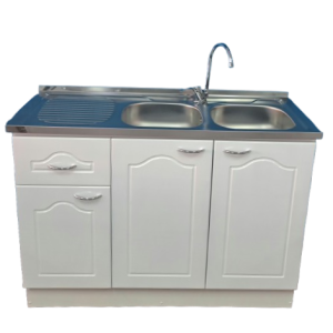 Lavaplatos 1.20 x 50 x 85 con 1 cajon izquierdo